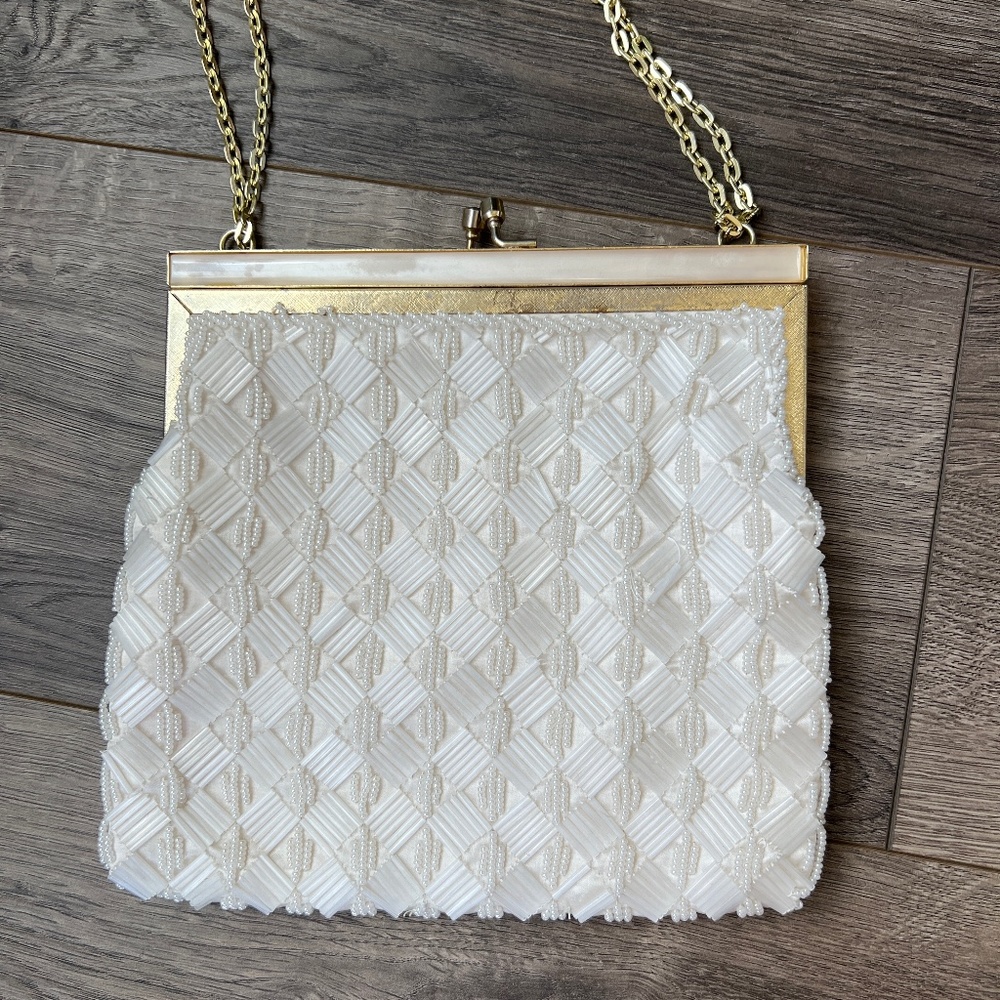 Vintage Beaded Purse Fine Arts of Hong Kong
